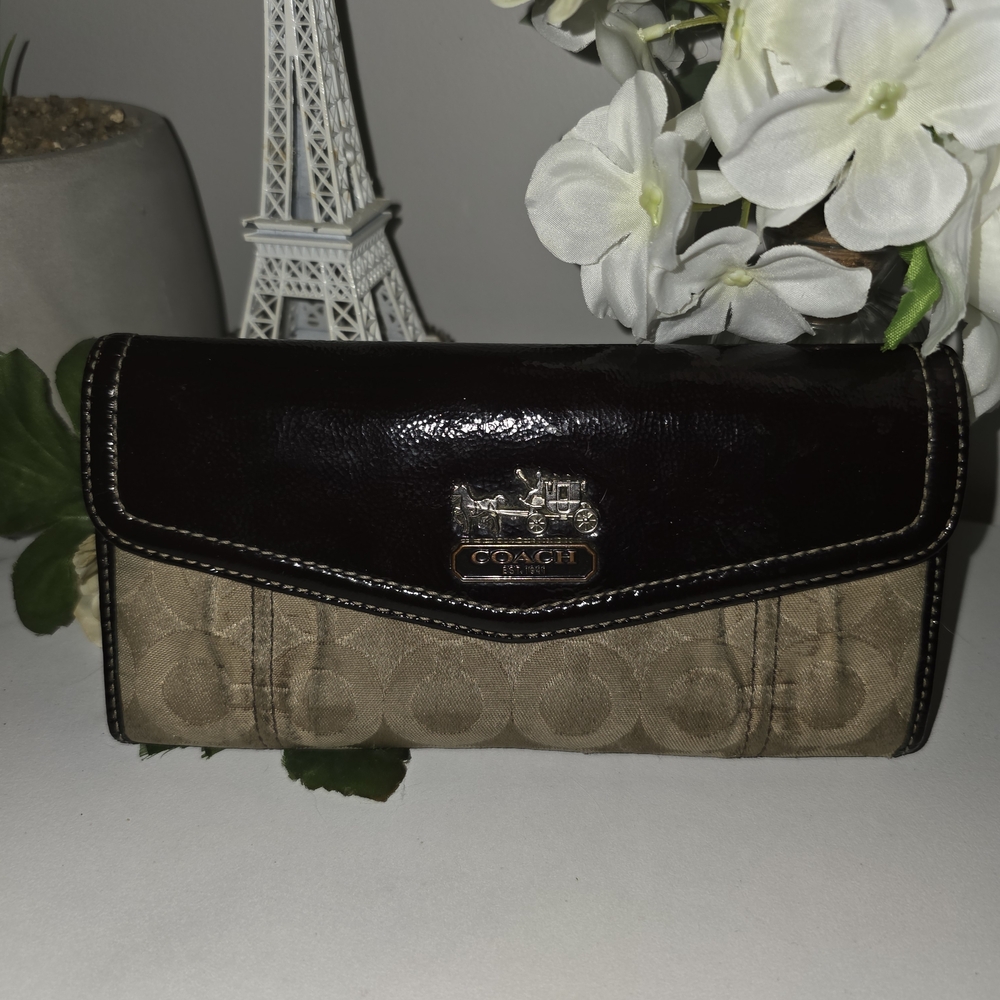 Coach Black and Brown Women's Wallet